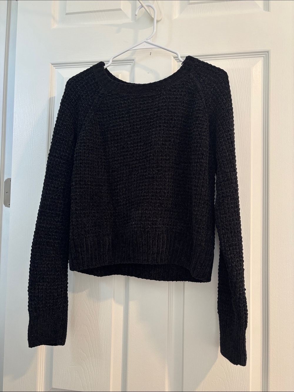 Altar'd State Black Crochet Sweater